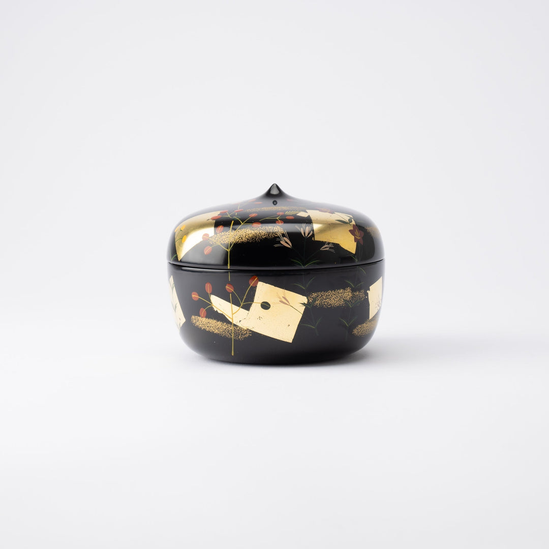 Black Autumn Flowers Candy Box