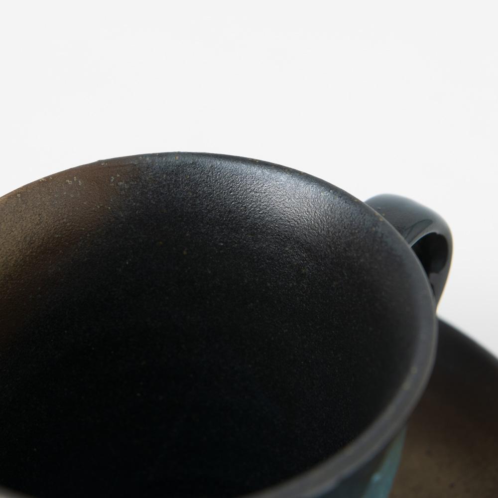 Ginsai Blue Cup and Saucer
