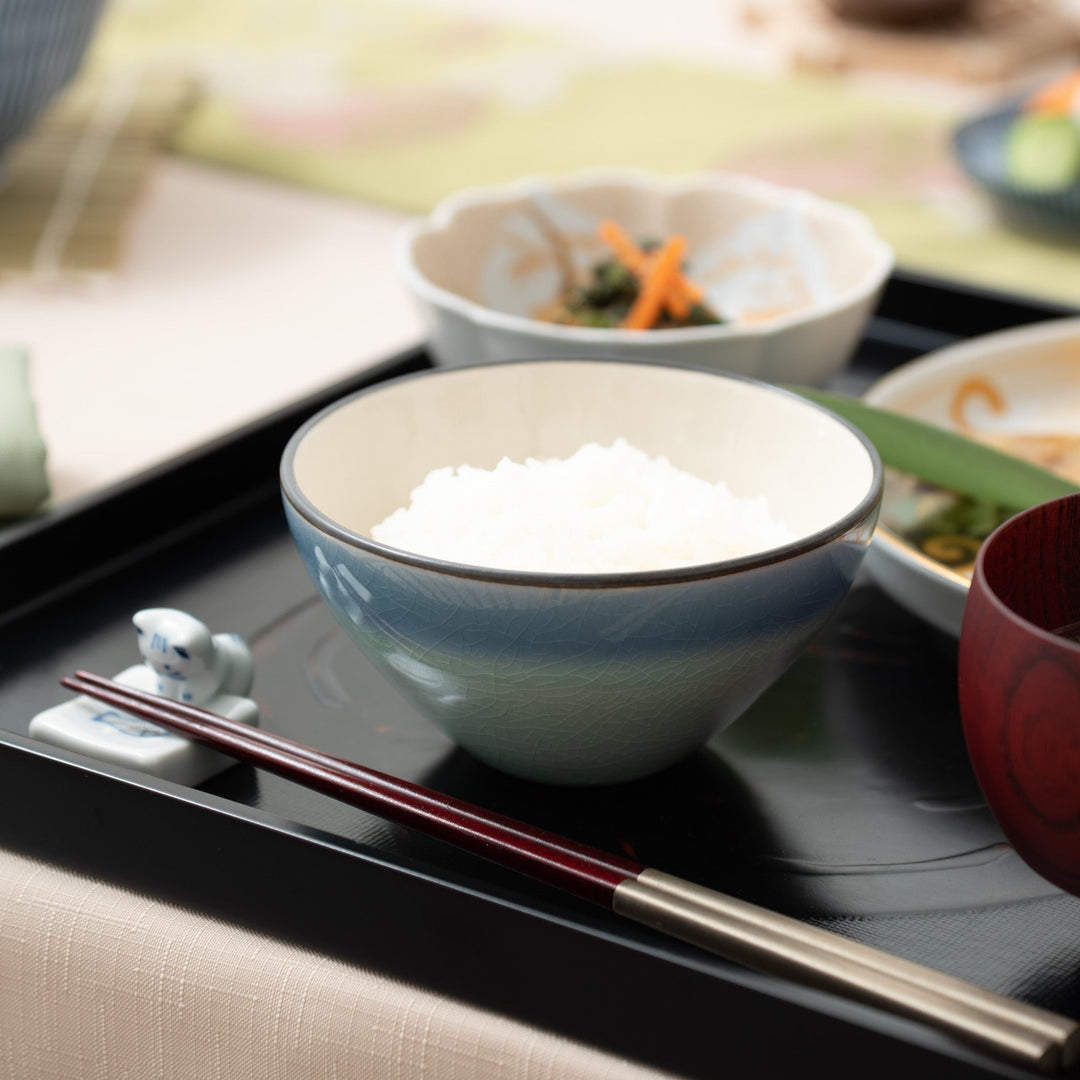 Blue Gradation Modern Kobachi Small Bowl