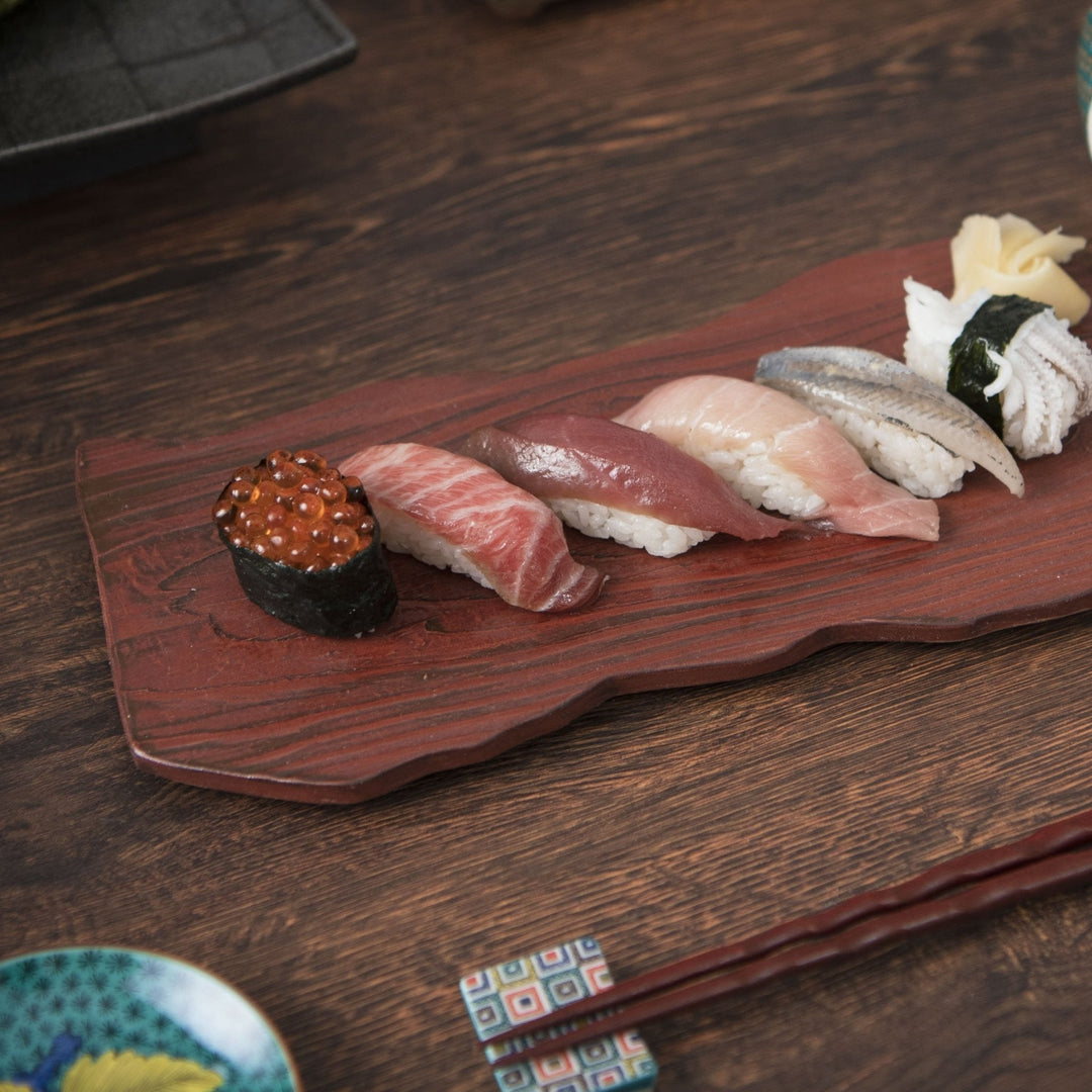 Wood Grain Rectangle Platter