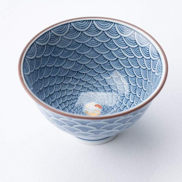 Seigaiha Blue Wave Japanese Tea Set 12.5 oz