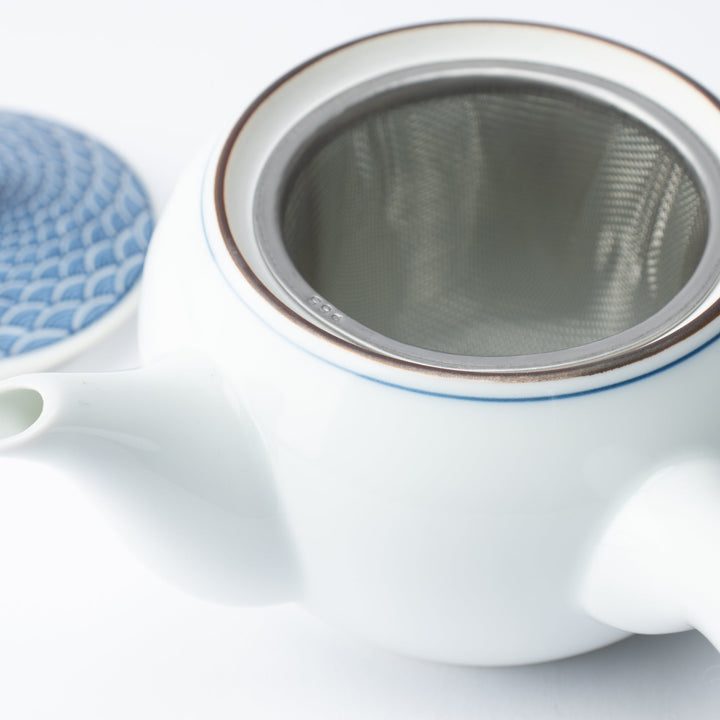 Seigaiha Blue Wave Japanese Tea Set 12.5 oz
