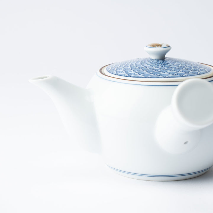 Seigaiha Blue Wave Japanese Tea Set 12.5 oz