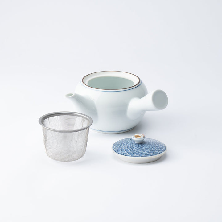Seigaiha Blue Wave Japanese Tea Set 12.5 oz
