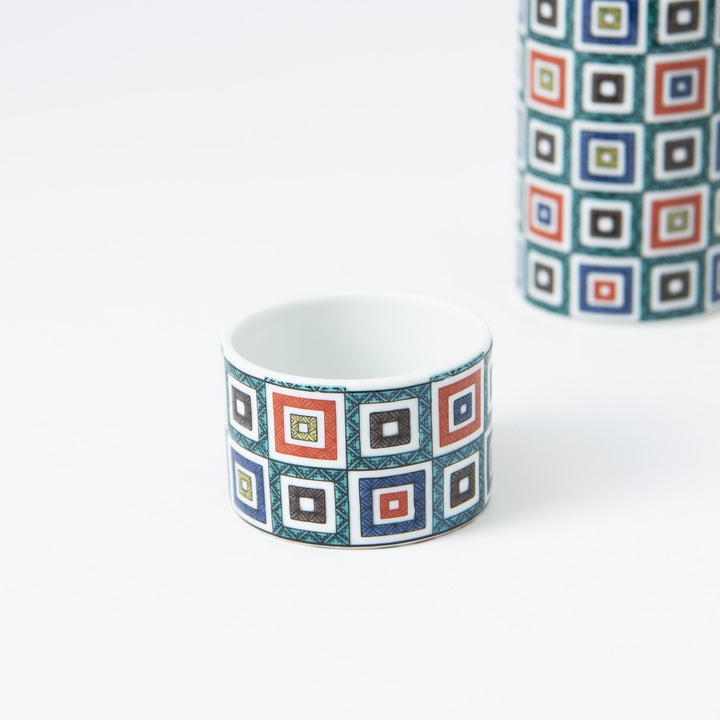 Color Tiles Sake Set