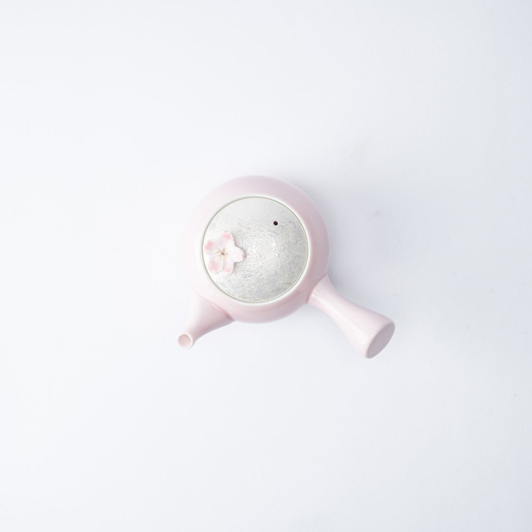 Lustrous Sakura Pink Japanese Teapot